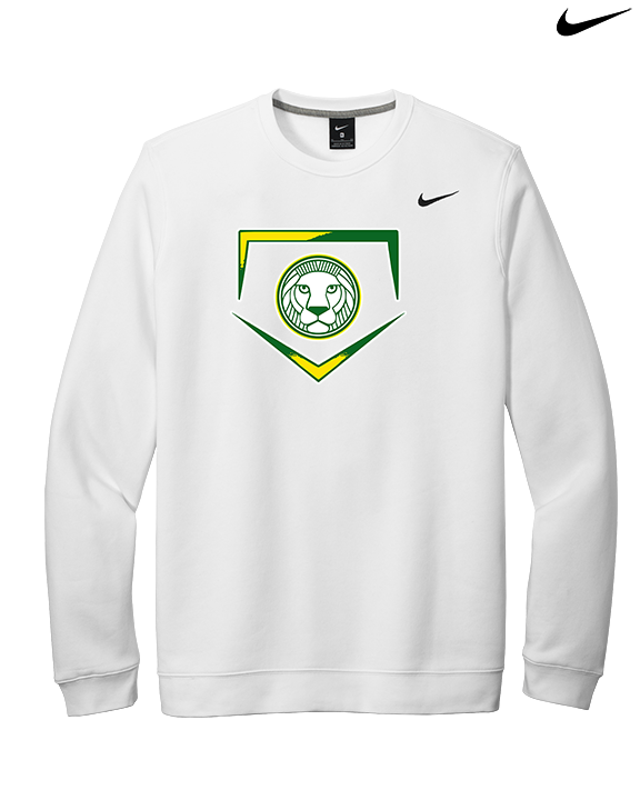 Roselle Catholic HS Baseball Plate - Mens Nike Crewneck
