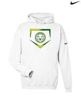 Roselle Catholic HS Baseball Plate - Nike Club Fleece Hoodie