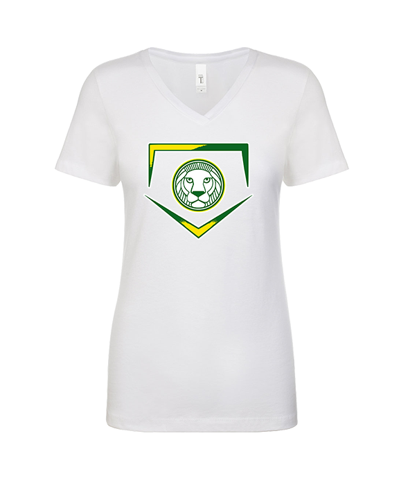 Roselle Catholic HS Baseball Plate - Womens Vneck
