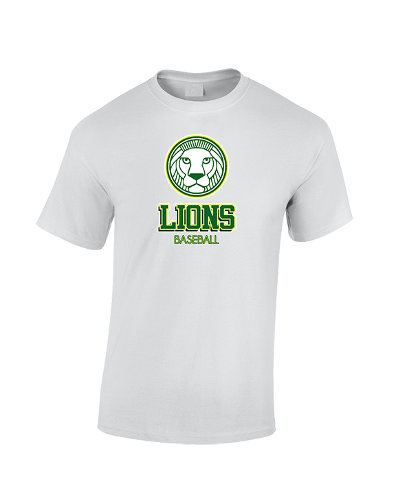 Roselle Catholic HS Baseball Shadow - Cotton T-Shirt