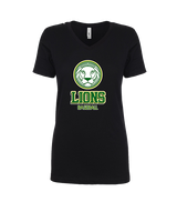 Roselle Catholic HS Baseball Shadow - Womens Vneck