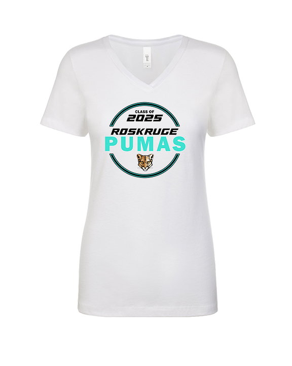 Roskruge MS Volleyball Class Of 25 - Womens Vneck