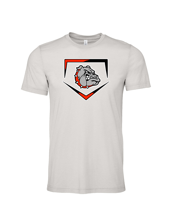 Rossville Dawgs 9U Baseball Plate - Tri-Blend Shirt