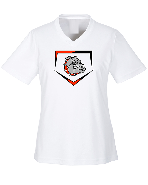 Rossville Dawgs 9U Baseball Plate - Womens Performance Shirt