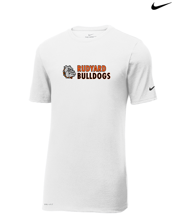 Rudyard Area Schools Basic - Mens Nike Cotton Poly Tee