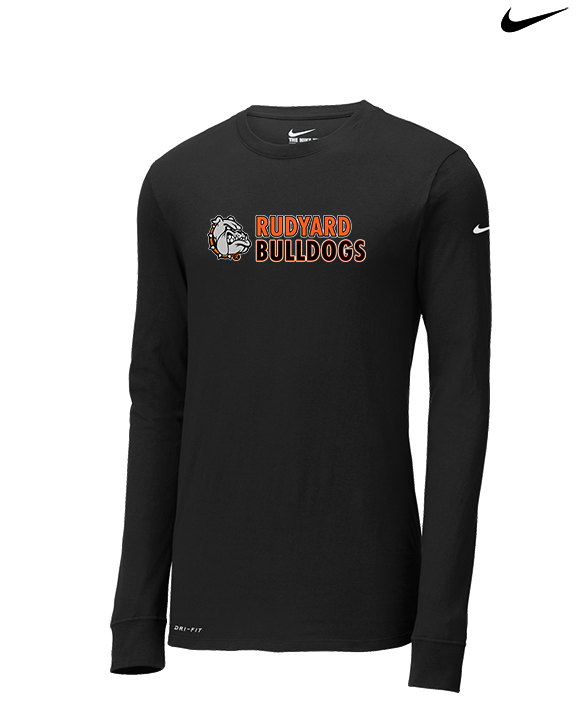 Rudyard Area Schools Basic - Mens Nike Longsleeve