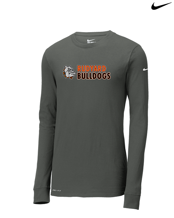 Rudyard Area Schools Basic - Mens Nike Longsleeve