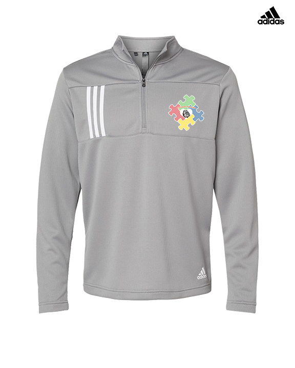 Rudyard Area Schools Custom - Mens Adidas Quarter Zip