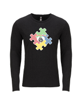 Rudyard Area Schools Custom - Tri-Blend Long Sleeve