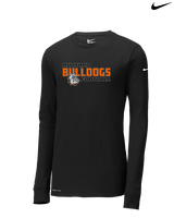 Rudyard HS Football Bold - Mens Nike Longsleeve