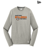 Rudyard HS Football Bold - New Era Performance Long Sleeve