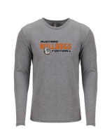 Rudyard HS Football Bold - Tri-Blend Long Sleeve