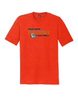 Rudyard HS Football Bold - Tri-Blend Shirt