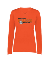 Rudyard HS Football Bold - Womens Performance Longsleeve