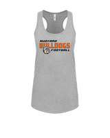 Rudyard HS Football Bold - Womens Tank Top