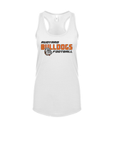 Rudyard HS Football Bold - Womens Tank Top