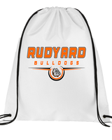 Rudyard HS Football Design - Drawstring Bag