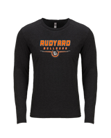 Rudyard HS Football Design - Tri-Blend Long Sleeve