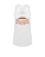 Rudyard HS Football Toss - Womens Tank Top