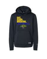 Ruidoso HS Boys Basketball Eat Sleep - Oakley Performance Hoodie