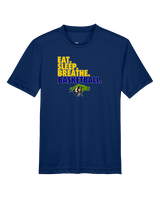 Ruidoso HS Boys Basketball Eat Sleep - Youth Performance Shirt