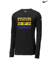 Ruidoso HS Boys Basketball Stamp - Mens Nike Longsleeve