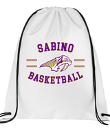 Sabino HS Girls Basketball Curve - Drawstring Bag