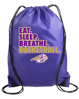 Sabino HS Girls Basketball Eat Sleep - Drawstring Bag