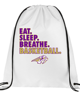 Sabino HS Girls Basketball Eat Sleep - Drawstring Bag