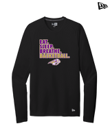 Sabino HS Girls Basketball Eat Sleep - New Era Performance Long Sleeve