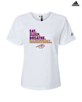 Sabino HS Girls Basketball Eat Sleep - Womens Adidas Performance Shirt