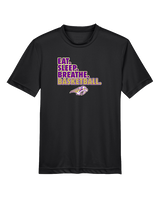 Sabino HS Girls Basketball Eat Sleep - Youth Performance Shirt