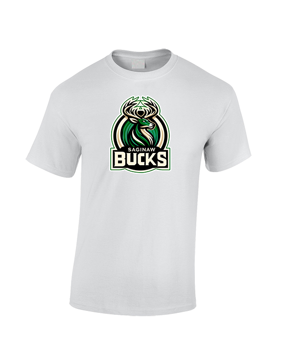 Saginaw Bucks Basketball Logo - Cotton T-Shirt