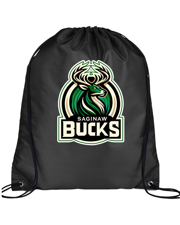 Saginaw Bucks Basketball Logo - Drawstring Bag