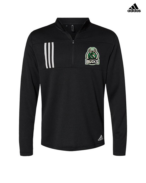 Saginaw Bucks Basketball Logo - Mens Adidas Quarter Zip