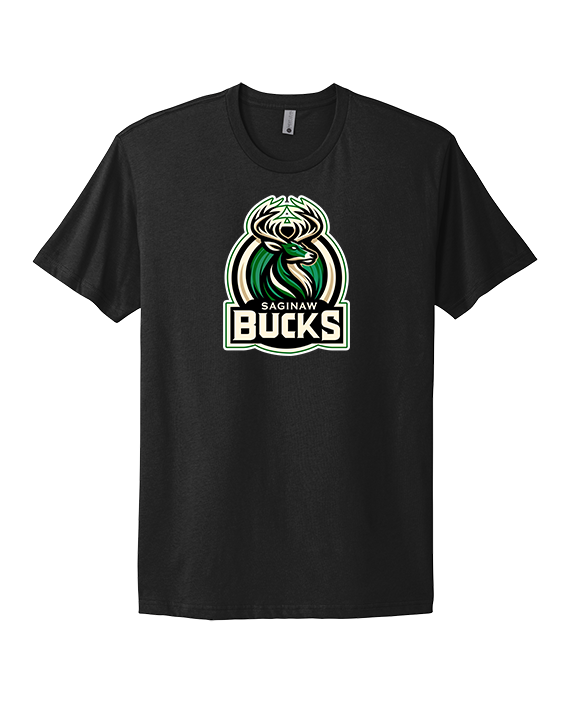 Saginaw Bucks Basketball Logo - Mens Select Cotton T-Shirt