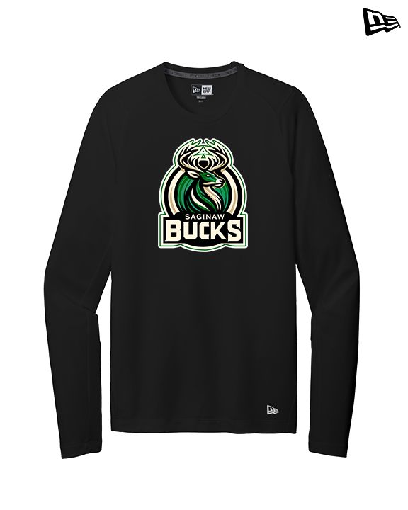 Saginaw Bucks Basketball Logo - New Era Performance Long Sleeve