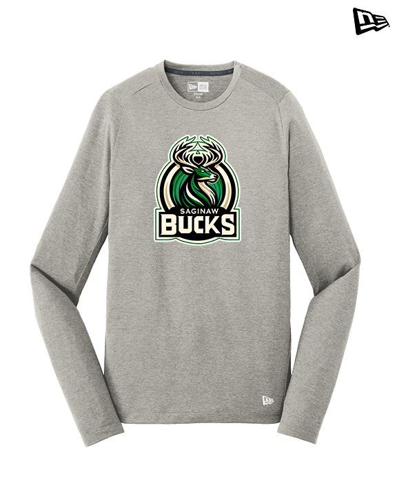 Saginaw Bucks Basketball Logo - New Era Performance Long Sleeve