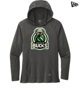 Saginaw Bucks Basketball Logo - New Era Tri-Blend Hoodie