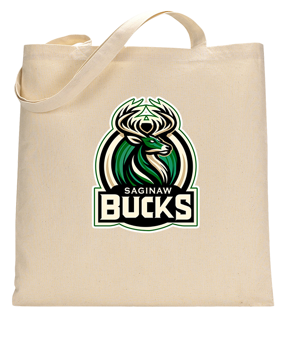 Saginaw Bucks Basketball Logo - Tote