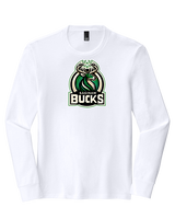 Saginaw Bucks Basketball Logo - Tri-Blend Long Sleeve
