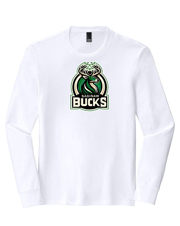 Saginaw Bucks Basketball Logo - Tri-Blend Long Sleeve