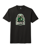 Saginaw Bucks Basketball Logo - Tri-Blend Shirt