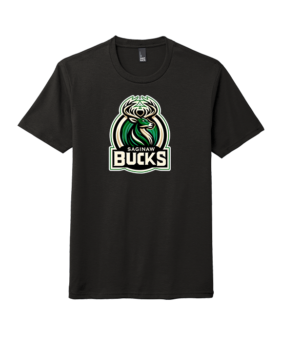 Saginaw Bucks Basketball Logo - Tri-Blend Shirt