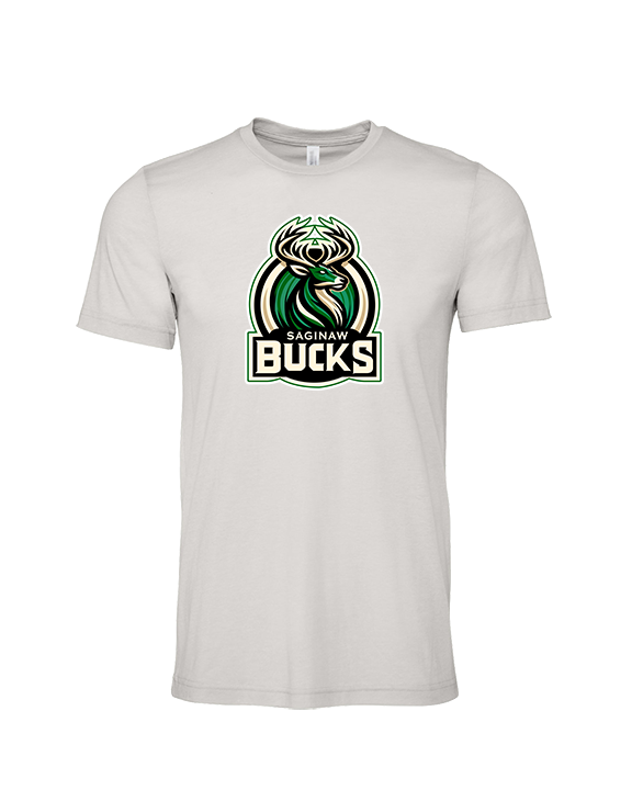 Saginaw Bucks Basketball Logo - Tri-Blend Shirt
