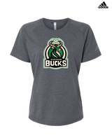 Saginaw Bucks Basketball Logo - Womens Adidas Performance Shirt