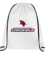Saginaw Valley State University Baseball Cardinals - Drawstring Bag