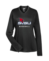 Saginaw Valley State University Baseball SVSU - Womens Performance Longsleeve