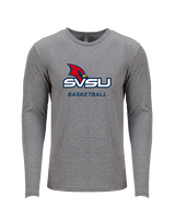 Saginaw Valley State University Basketball SVSU - Tri-Blend Long Sleeve