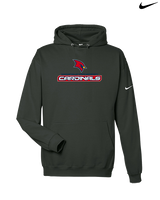 Saginaw Valley State University Football Cardinals - Nike Club Fleece Hoodie